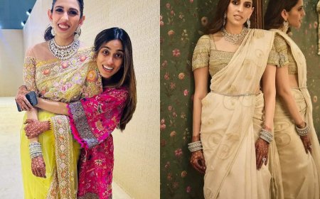 Shloka's back to back stunning sari outings