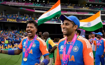 Hardik vs Surya: Who's the better-performing player as T20I captain