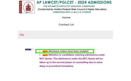 AP LAWCET 2024 Seat allotment result announced at lawcet-sche.aptonline.in, here's the direct link to check