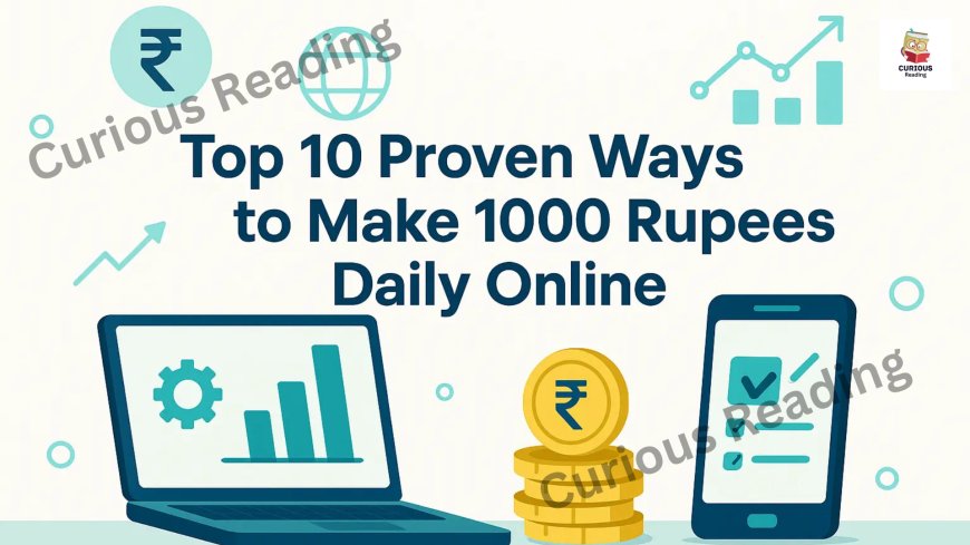 Top 10 Proven Ways to Make 1000 Rupees Daily Online