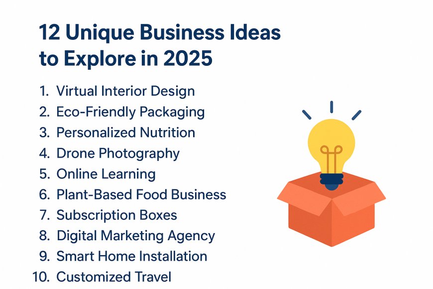 12 Unique Business Ideas to Explore in 2025