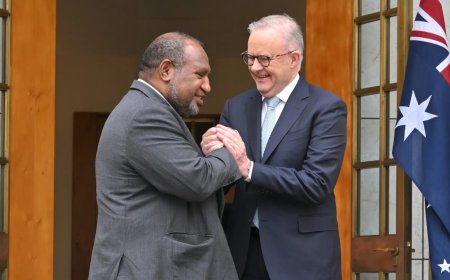 Australia and Papua New Guinea sign historic defense treaty that raised China's concern