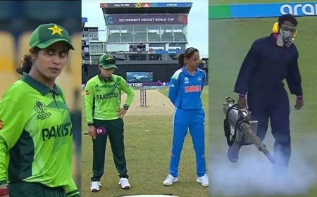 Ind vs Pak: Death stare, comical error & bug attack - Blow-by-blow account