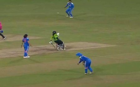 IND vs PAK: Deepti hits Pakistan batter with throw, gives death stares – Watch